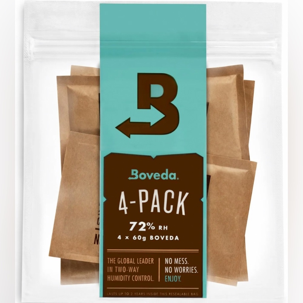 Boveda 72% RH 2-Way Humidity Control – Restores & Maintains Humidity –